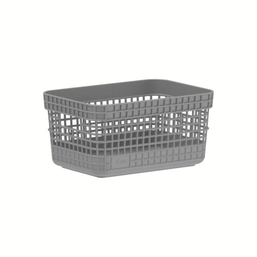 Cesta Organizadora 20x14x10cm 2,5 litros OU "Grid" (Gris)
