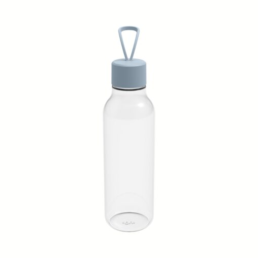 Botella 700ml Plástico Tapa Color OU “Squeeze Liv Flat” (Azul)