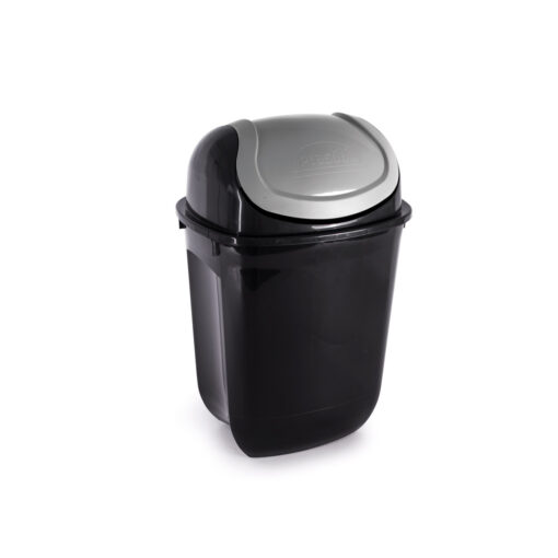 Basurero 15 litros Basculante PLASÚTIL "EcoBlack" (Negro)