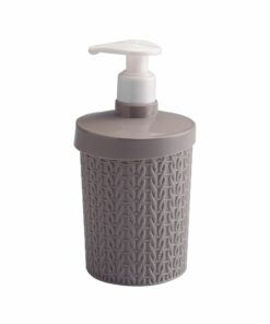 Dispensador de Jabón Líquido 360ml PLASÚTIL "Trama" (Gris)