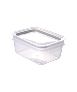 Recipiente Rectangular 910ml PLASÚTIL "Trava Más" (Gris)