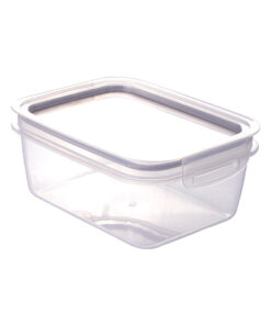 Recipiente Rectangular 1,3 litros PLASÚTIL "Trava Más" (Gris)