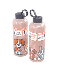 Botella 480ml Cilíndrica PLASÚTIL "Pets" (Variado)