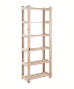 Organizador en Madera Maciza con 6 estantes TRAMONTINA "Modulare" (Natural)