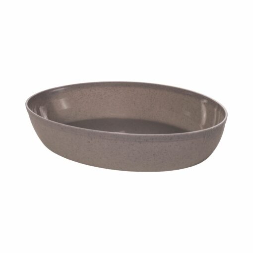 Fuente Ovalada 3 litros 34x23cm PLASÚTIL "Gourmet" (Gris)