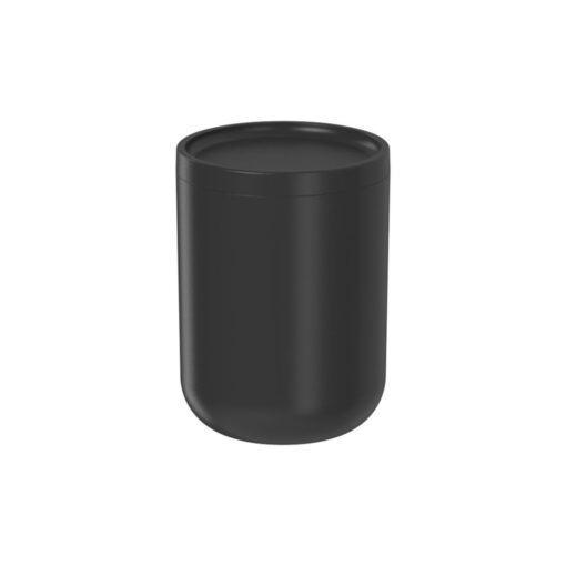 Porta Algodón/Cotonetes OU "Bold" (Negro)