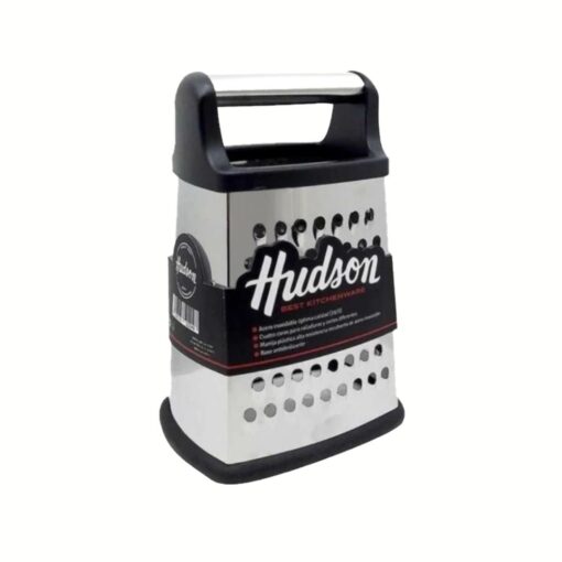 Rallador 4 Caras 22cm Acero Inoxidable con Base Antideslizante HUDSON (Acero)