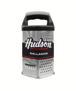 Rallador Hexagonal 20cm Acero Inoxidable con Mango Plástico HUDSON (Acero)