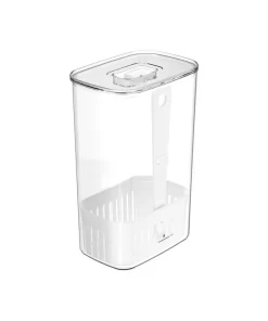 Organizador de Heladera con Cesta 22,5x14,5x10cm OU "Clear Fresh" (Natural)