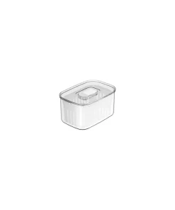 Organizador de Heladera con Cesta 14,5x10x7,5cm OU "Clear Fresh" (Natural)