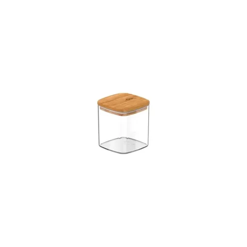 Recipiente Hermético Tapa Bambú 150ml OU "Keep" (Natural)