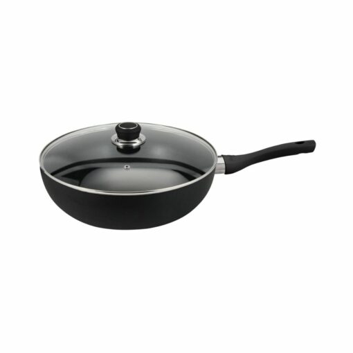 Wok 28cm Aluminio Antiadherente HUDSON "Alumix" (Negro)