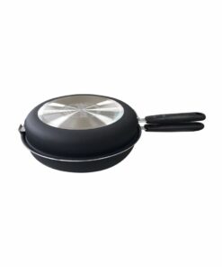 Sartén 24cm Doble Aluminio Antiadherente HUDSON "Alumix" (Negro)