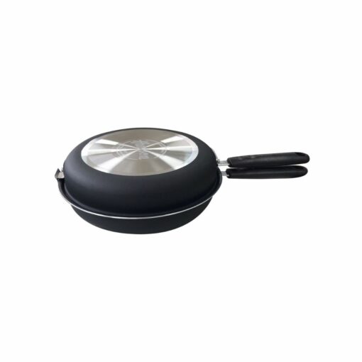 Sartén 24cm Doble Aluminio Antiadherente HUDSON "Alumix" (Negro)