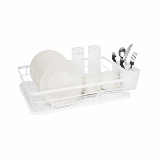 Escurridor 1 Piso Acero Cromado HUDSON (Blanco)