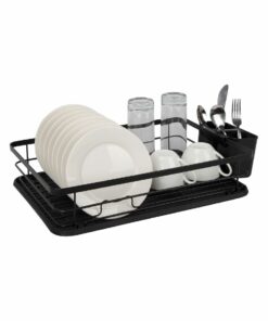 Escurridor 1 Piso Acero Cromado HUDSON (Negro)