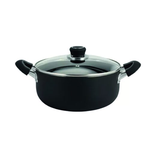 Cacerola 26cm Aluminio Antiadherente HUDSON "Alumix" (Negro)