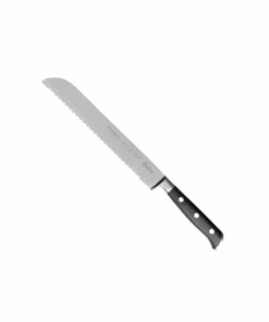 Cuchillo de Pan 8" Acero Inoxidable con Remaches HUDSON "Professional" (Negro)