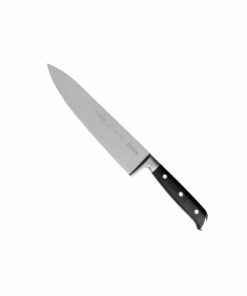 Cuchillo Cheff 8" Acero Inoxidable con Remaches HUDSON "Professional" (Negro)