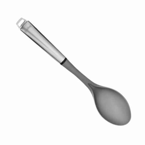 Cuchara de Nylon con Mango de Acero Inoxidable HUDSON (Gris)