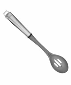 Cuchara Calada de Nylon con Mango de Acero Inoxidable HUDSON (Gris)