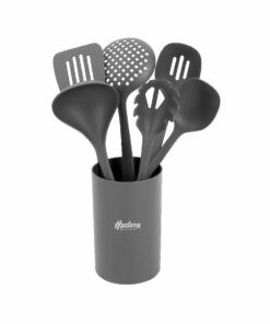 Set 6 Utensilios de Cocina de Nylon HUDSON (Gris)
