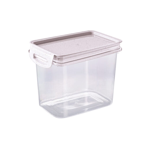 Recipiente Rectangular 1,8 litros PLASÚTIL "Traba Más"  (Blanco Marmol)