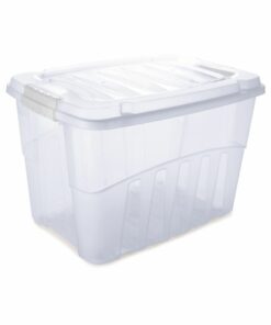 Caja Alta 63x45x40cm 78 litros PLASÚTIL "Gran Box" (Natural)