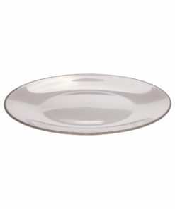 Plato Bajo PLASÚTIL "Duo 360" (Gris Marmol)