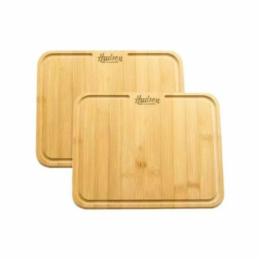 Plato de Asado Rectangular 21x26cm 2 Unidades HUDSON "Wood" (Natural)