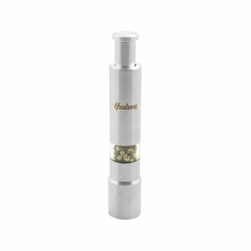 Molinillo 10cm Pulsador Acero Inoxidable HUDSON (Acero)