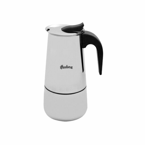 Cafetera Italiana 6 Tazas Acero Inoxidable HUDSON (Acero)