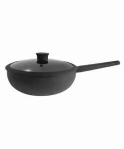 Wok 28cm Aluminio Antiadherente HUDSON "Daily" (Negro)