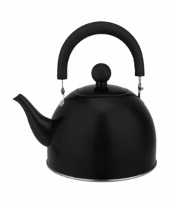 Caldera 1,5 litros Acero Inoxidable Pico Matero HUDSON "Total Black" (Negro)