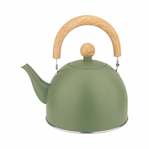Caldera 1,5 litros Acero Inoxidable Pico Matero HUDSON "Olive" (Verde)