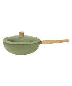 Wok 28cm Aluminio Antiadherente HUDSON "Olive" (Verde)