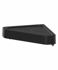 Estante Esquinero de Pared OU "Eleve" (Negro)