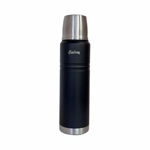 Termo 1 litro Acero Inoxidable HUDSON (Negro)
